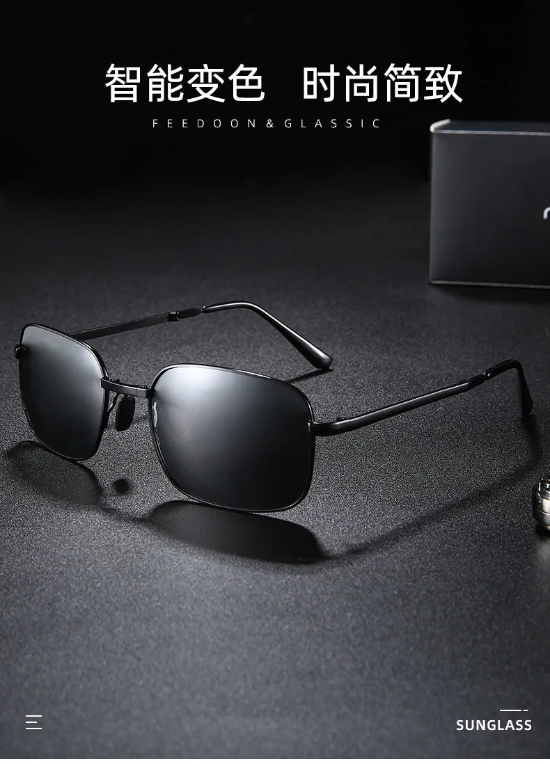 New Men Polarized Driving Sunglasses Vintage Photochromic Sun Glasses Male  Day Night Vision Driver's Eyewear UV400 Gafas De Sol