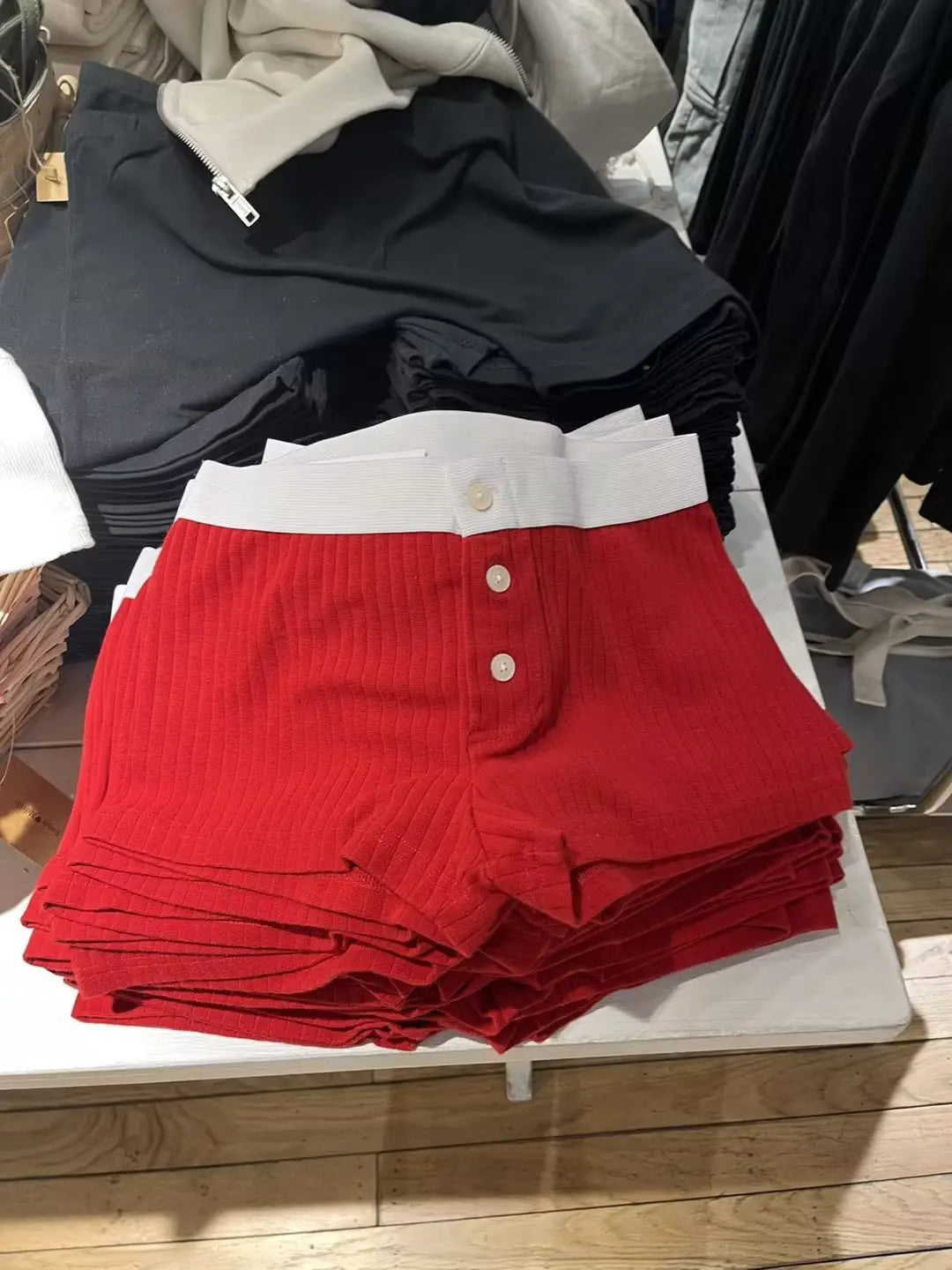Casual Women Soft Cotton Front Buttons Shorts 2023 Summer Vintage Low Waist Female Chic Bottoms