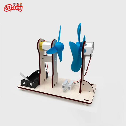 DIY Wind Driven Generator Model STEM Technologia Science Toys Experimental Tool Kit Learning Educational Teaching Aids for Kids