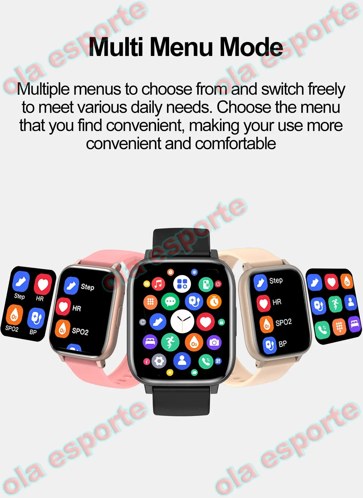 Smart Watch 2024 Bluetooth Call Sleep Heart Rate Health Monitoring GPS Watches for Men Women Sport Fitness Waterproof Smartwatch