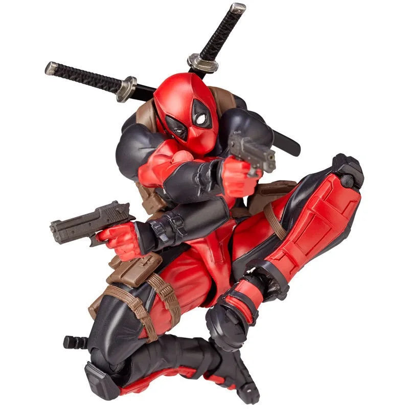 Revoltech Yamaguchi Deadpool Action Figure X-Men Mutants legends Joint Movable KAIYODO Movie Model Toys for Kids Gift