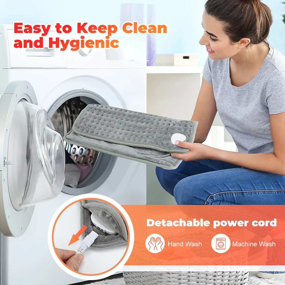 Electric Heating Pad Foot Warmer Soft Plush Washable Portable Winter Heater Thermal Blanket Hand Foot Warming Mat For Bed Sofa
