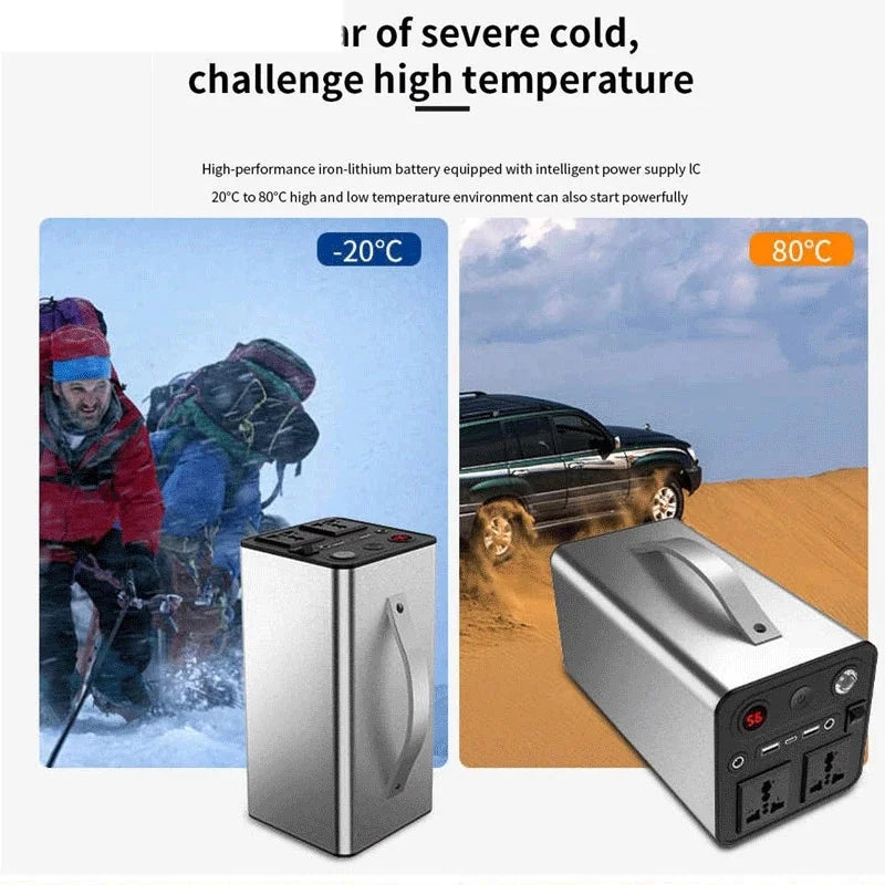 220V 300W Portable Power Station 90000mAh Powerful Emergency Power Supply Outdoor Camping External Spare Battery For Laptop