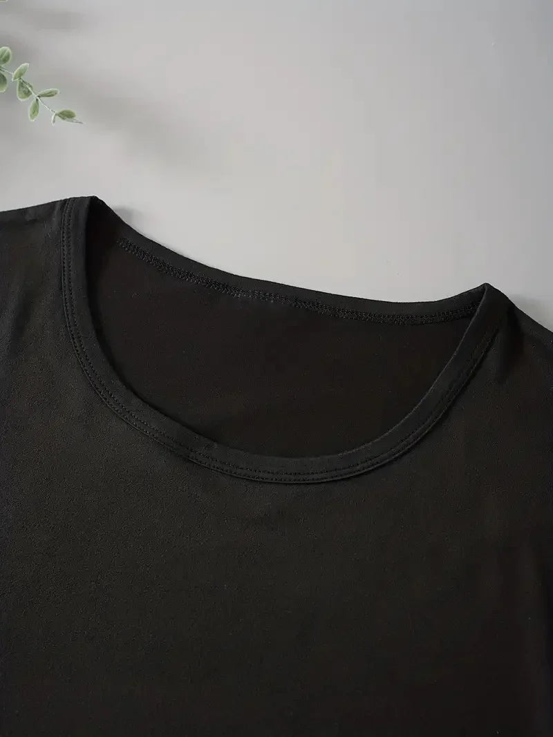 PARIS Print T-shirt, Short Sleeve Crew Neck Casual Top for Summer & Spring, Women's Clothing