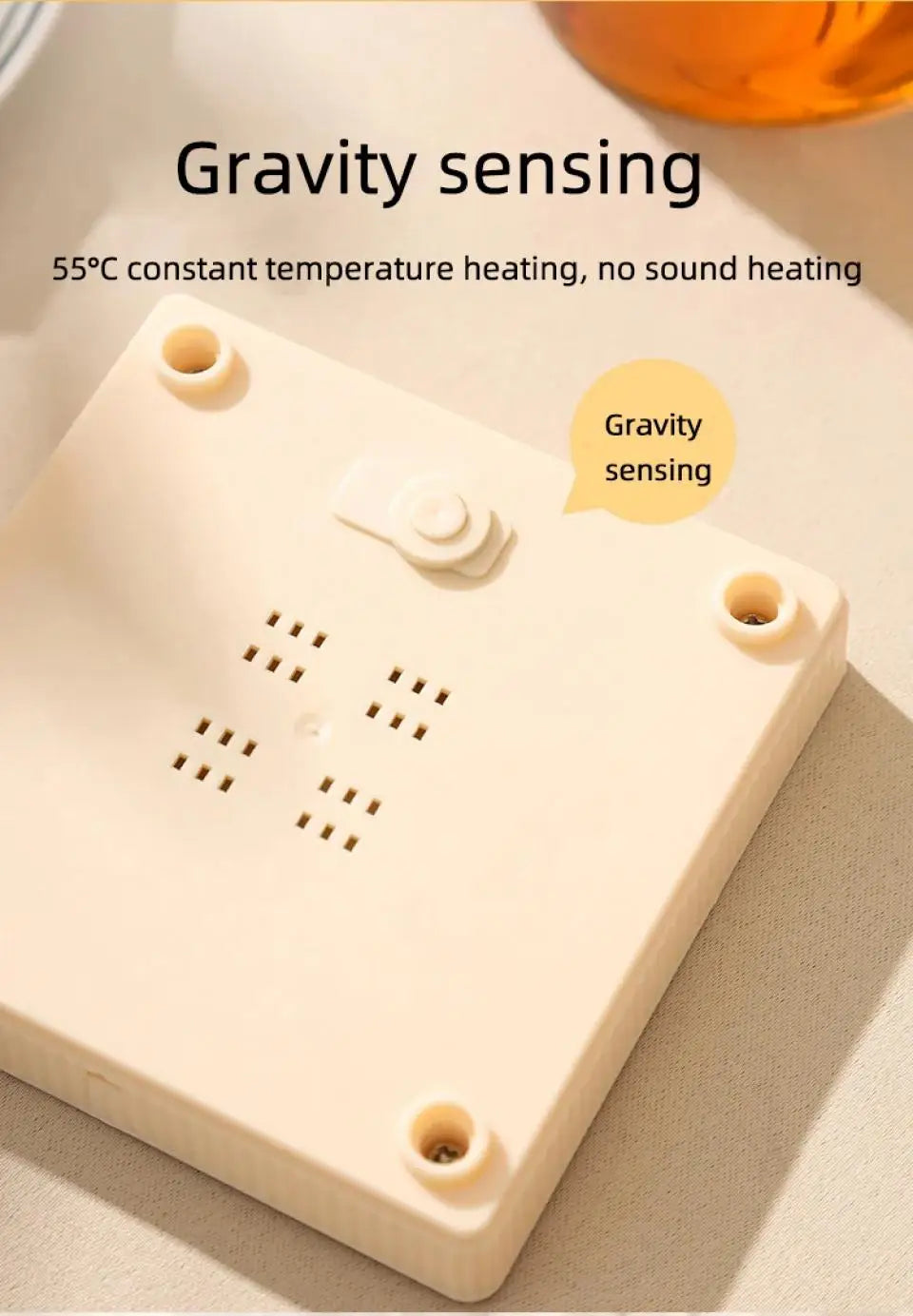Cup Heater Mug Warmer Electric Hot Plate 55C Thermostatic Heating Pad Warm Coaster For Coffee Milk Tea Friends Gift 110V/220V