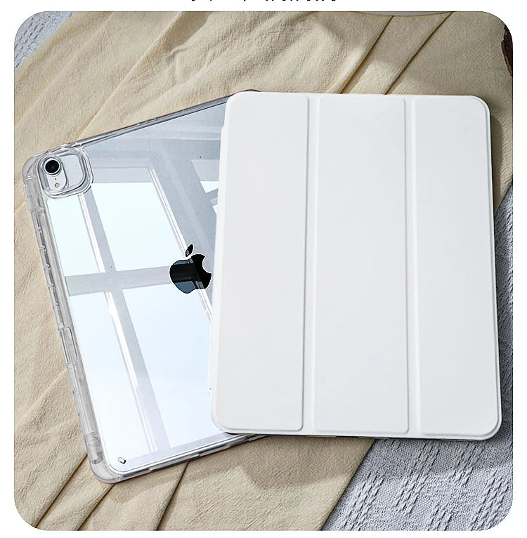 For 2024 iPad Pro 11 iPad 10th Generation iPad 10.2 7 8th  9th  Cover Gen  iPad Air6 4 5 10.9 13in 12.9 M2 M4 Pencil Holder Case