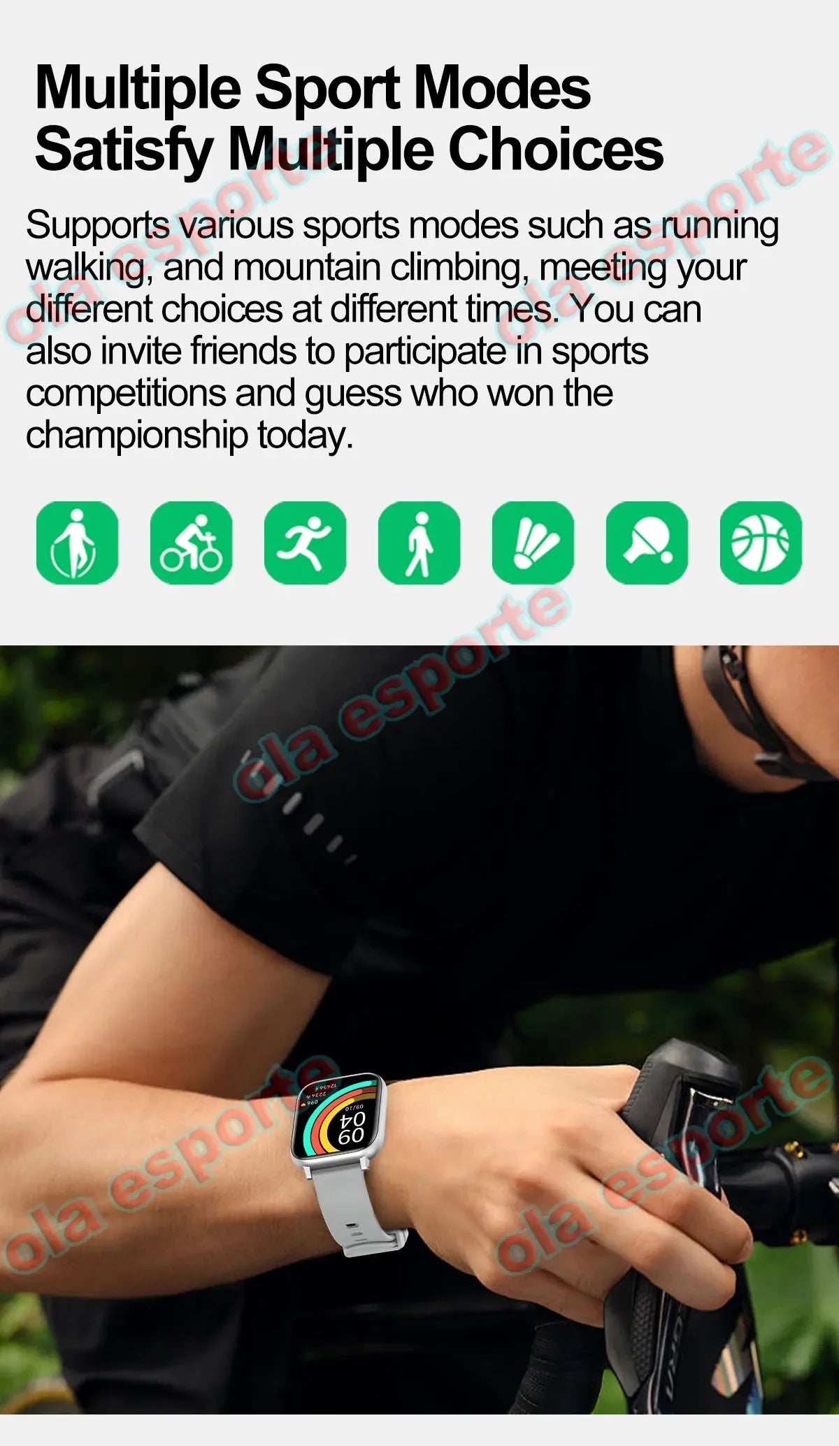 Smart Watch 2024 Bluetooth Call Sleep Heart Rate Health Monitoring GPS Watches for Men Women Sport Fitness Waterproof Smartwatch