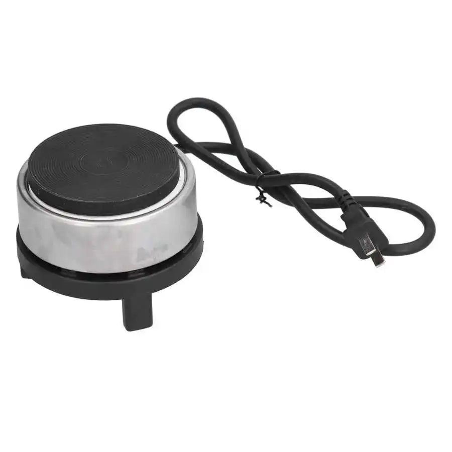 300W Mini Electric Stove Iron Hot Plate Tea Coffee Pot Warmer Heater for Home Office Dormitory Teapot Cup Warmer CN Plug 220V