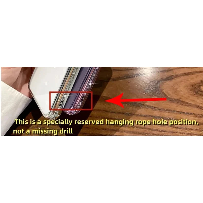 2024 New Fashion Glitter Diamond Transparent Case For iPhone 16 15 14 Plus 13 12 11 Pro Max Magnetic Wireless Charge Back Cover