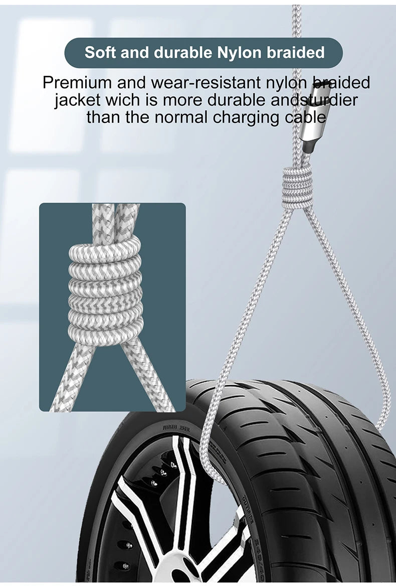 Multi Charger Cable 4 In 1 OTG Data Cable USB Fast Charge To Android Iphone Type C Charger for Iphone Huawei Android Phones