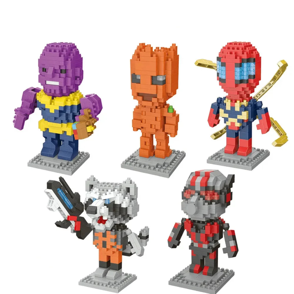 Disney Hero Cartoon Micro Particle Building Blocks Children Assembly Toy Anime figure Boy Girl Kid Gift Cute And Pretty