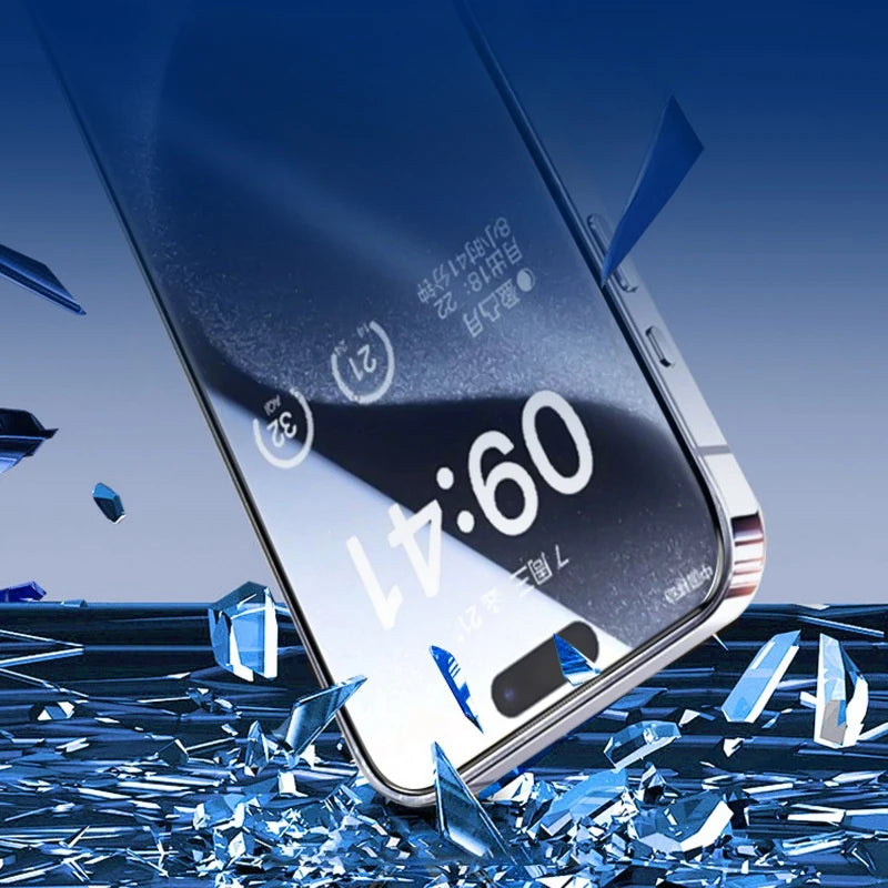 5PCS Anti-peep Screen Protector For iPhone 16 Pro Max 15 Pro 14 Plus 13 Anti Scratch Privacy Tempered Glass For iPhone 16ProMax