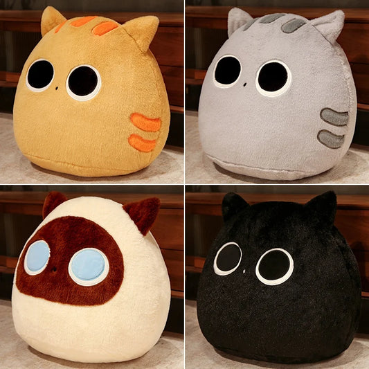 1pc 10CM Kawaii Cat Plush Pendant Dolls Lovely Kitten Keychain Plush Toys Stuffed Soft Cartoon Animal for Kids Girls Bag Decor