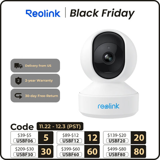 Reolink E1 Series 2K 4MP WiFi Camera Pan&Tilt 2-Way Audio Baby Monitor Indoor Cam AI Detection Home Video Surveillance Cameras