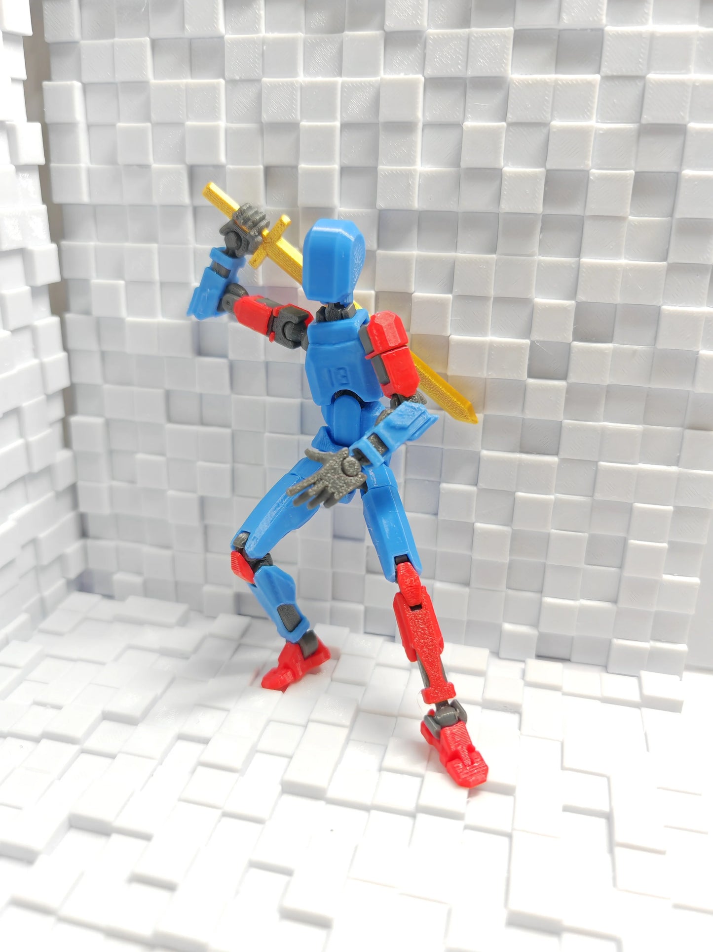 Titan 13 Action Figures T13 Figure 3D Printed Multi-Jointed Movable Lucky 13 Action Figure Nova 13 Action Figure Dummy