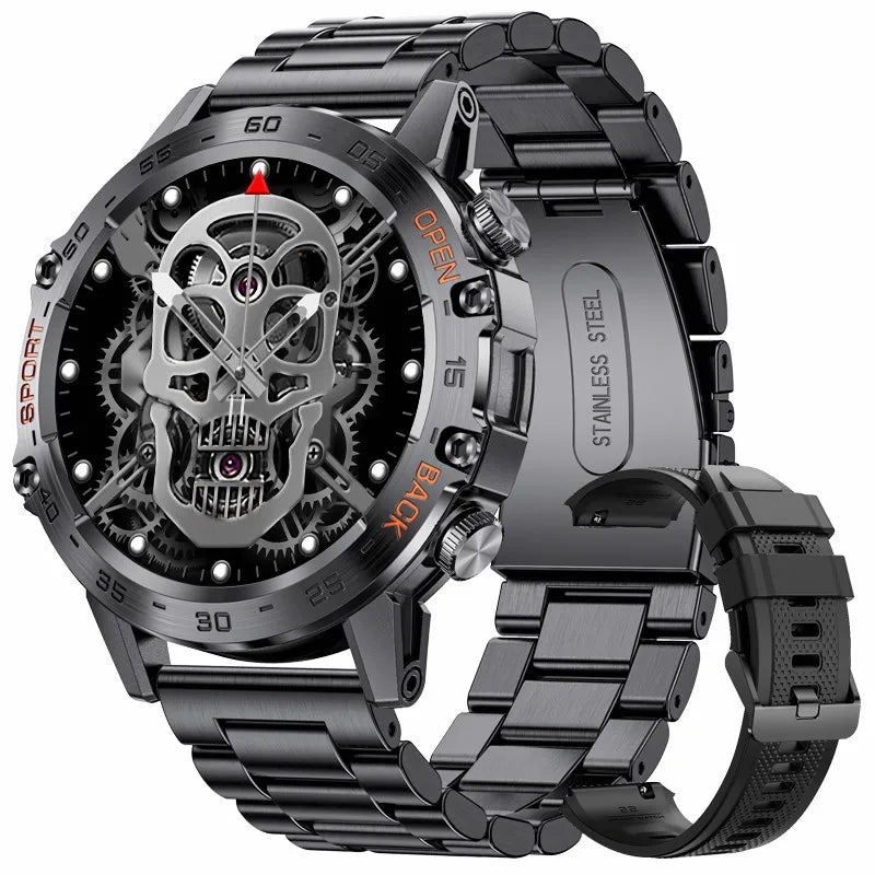 LIGE Smartwtach For Men 400mAh Outdoor Sport Bluetooth Calling Watches Health Monitoring Waterproof Smartwatch Man Reloj Hombre