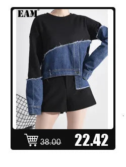 [EAM] Elegant Gray Knitting Cardigan Sweater Loose Fit V-Neck Long Sleeve Women New Fashion Tide Autumn Winter 2025 1DF2337