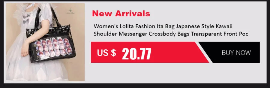 New Y2K Korean Kawaii Cat Ita Bag Cute PU Shoulder Bag Girls Transparent Pocket Harajuku Crossbody Bag Women's Fashion Backpacks