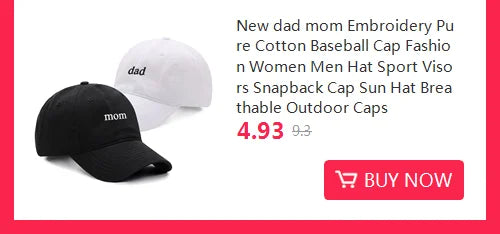 DAD MOM Embroidery Pure Cotton Baseball Cap Fashion Women Men Hat Sport Visors Snapback Cap Sun Hat Breathable Outdoor Caps