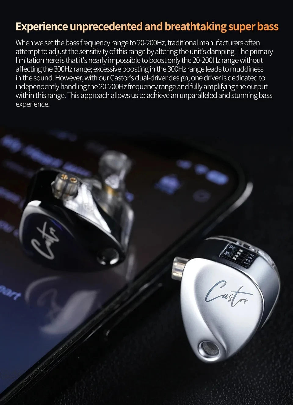 KZ Castor Wired Harman Improved Bass HiFi Earphone 2 Dynamic Tunable Balance Monitor Headphone IEM Earphones Music Sport Earbuds