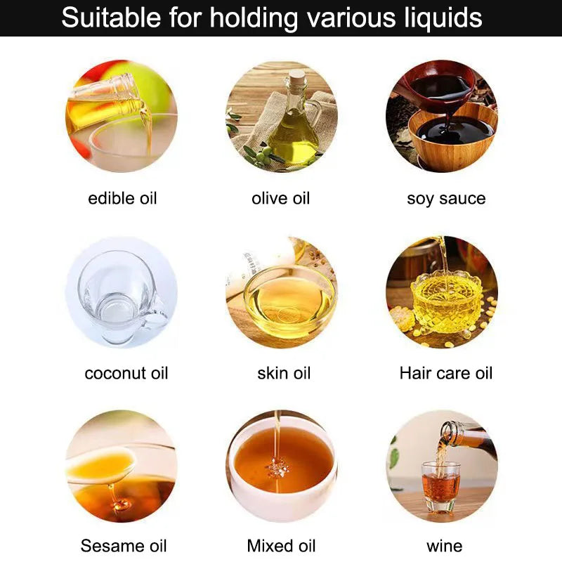 200/300/500ml Olive Oil Spray Bottle Creative Dispenser for Salad BBQ Cooking Baking Air Fryer Spray Picnic Kitchen Gadgets