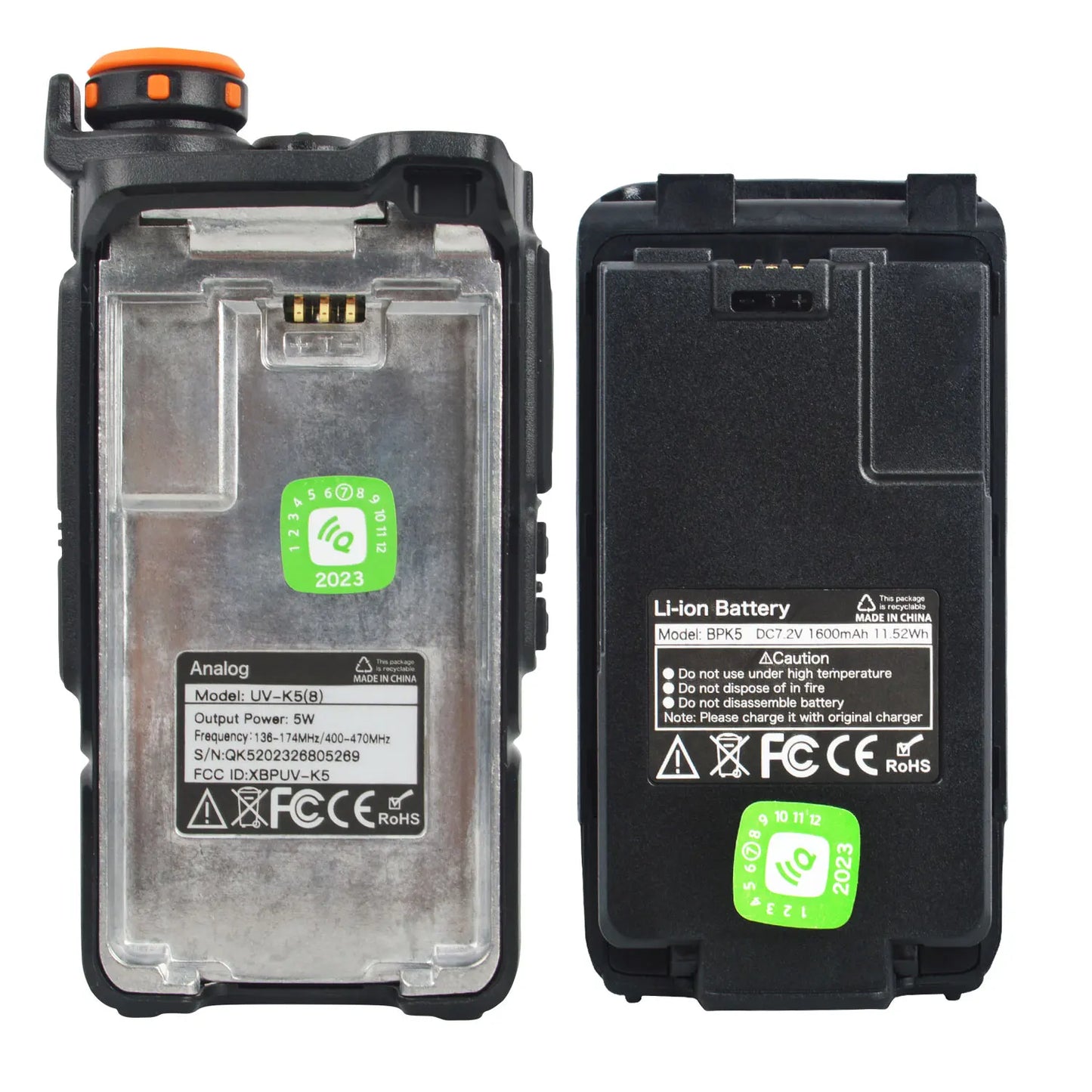 Quansheng Walkie Talkie Air Band 50-600MHz HF RX UV-K5(8) 136-600MHz UHF VHF TX FM Scrambler NoAA Frequency Scan Copy DTMF Radio