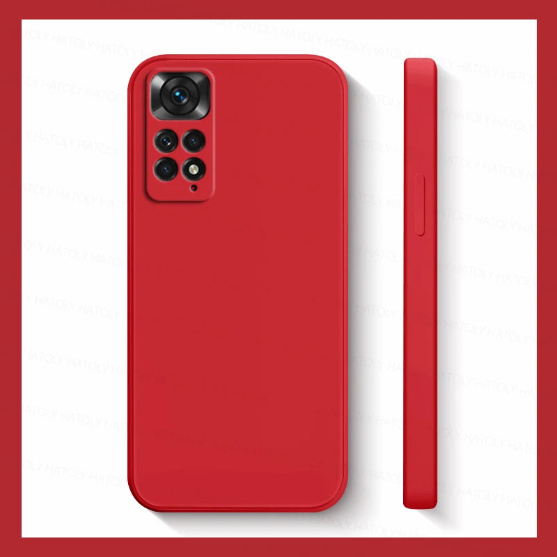 Case For Xiaomi Redmi Note 11s Cases Xiaomi Redmi Note 11s 10 11 12 13 Pro Plus 5G Cover Shockproof Liquid Silicone Phone Cover