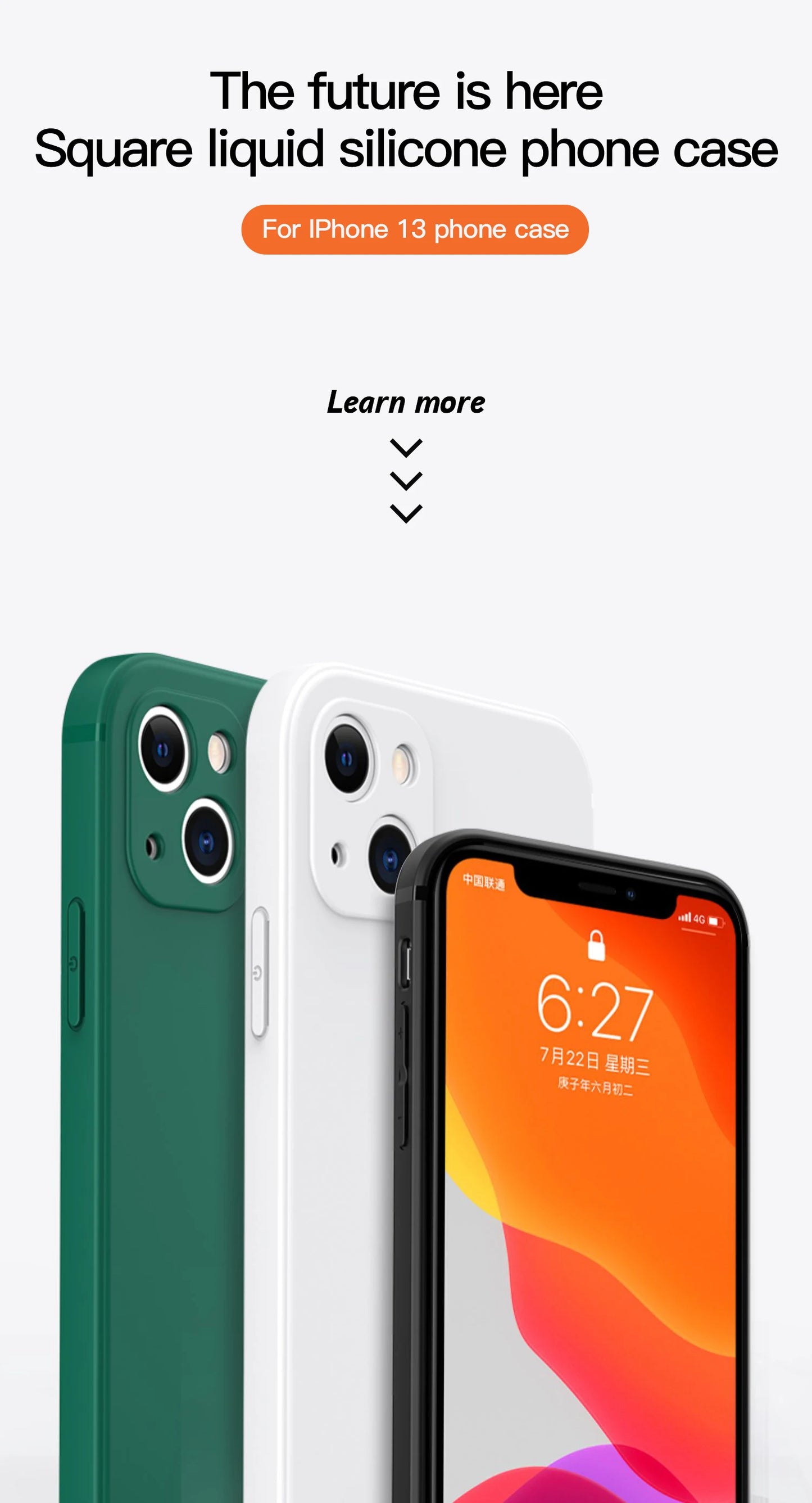 Original Square Liquid Silicone Phone Case For iPhone 16 15 14 13 11 12 Pro Max Mini X XS 7 8 Plus SE 2020 Shockproof Back Cover
