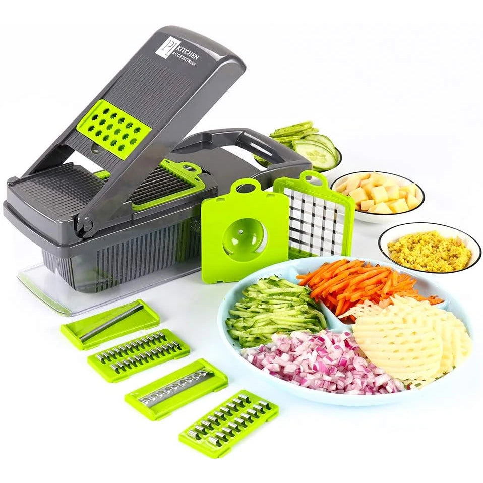12/22 in 1 Multifunctional Vegetable Chopper Onion Grater Carrot Potato Shredder Fruit Slicer Garlic Chopper Kitchen Gadget Tool