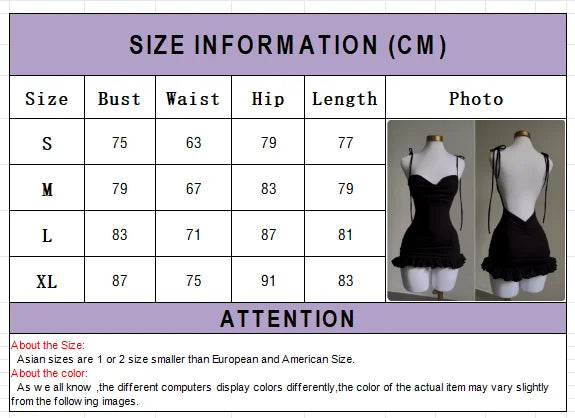Ruffles Backless Sleeveless Short Dress Women Y2K Summer Lace Up Bodycon Black Dresses Sexy Elegant Party Vintage Female Robes