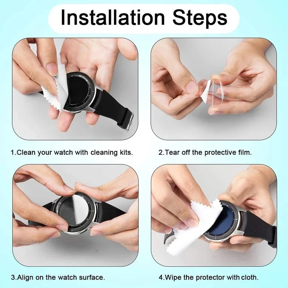 Tempered Glass For Samsung Galaxy Watch 7 40mm 44mm/FE 40mm HD Screen Protector For Galaxy Watch 7 Ultra 47mm Accessories Protec