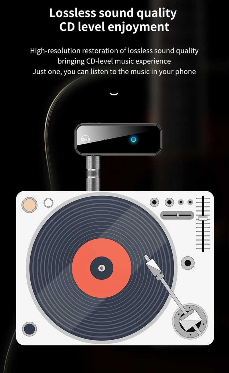 Bluetooth 5.0 Audio Receiver Transmitter Hansfree Call 3.5mm AUX Jack RCA USB Dongle Stereo Wireless Adapter For TV PC Car Kit