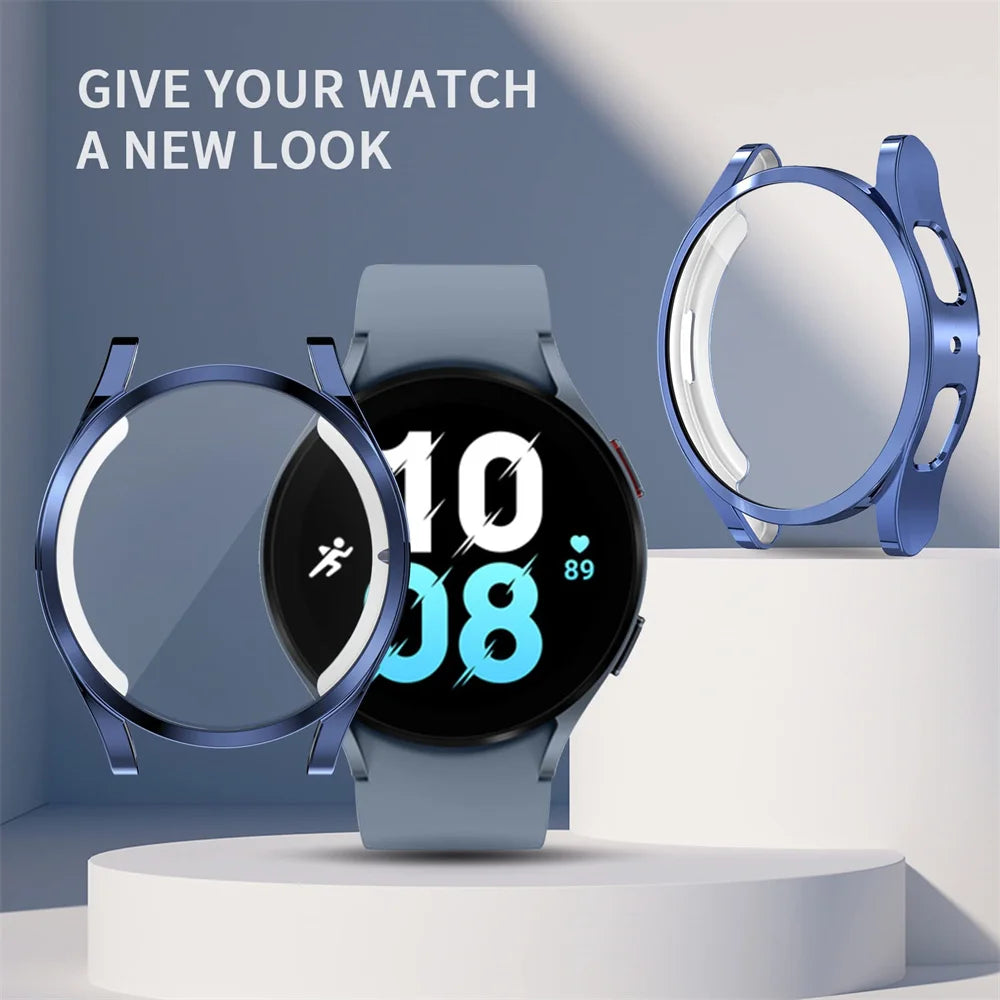 Watch Case for Samsung Galaxy Watch 4/5 40mm 44mm TPU Screen Protector All-Around Bumper Protective Cover galaxy Watch 5 4 44mm