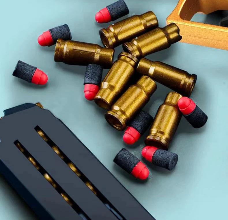 Upgrade Shell Throwing Toys Gun Ejection G17 Handgun Soft Darts Bullets Airsoft Pistol For Boys Outdoor Sports Shooting Gift