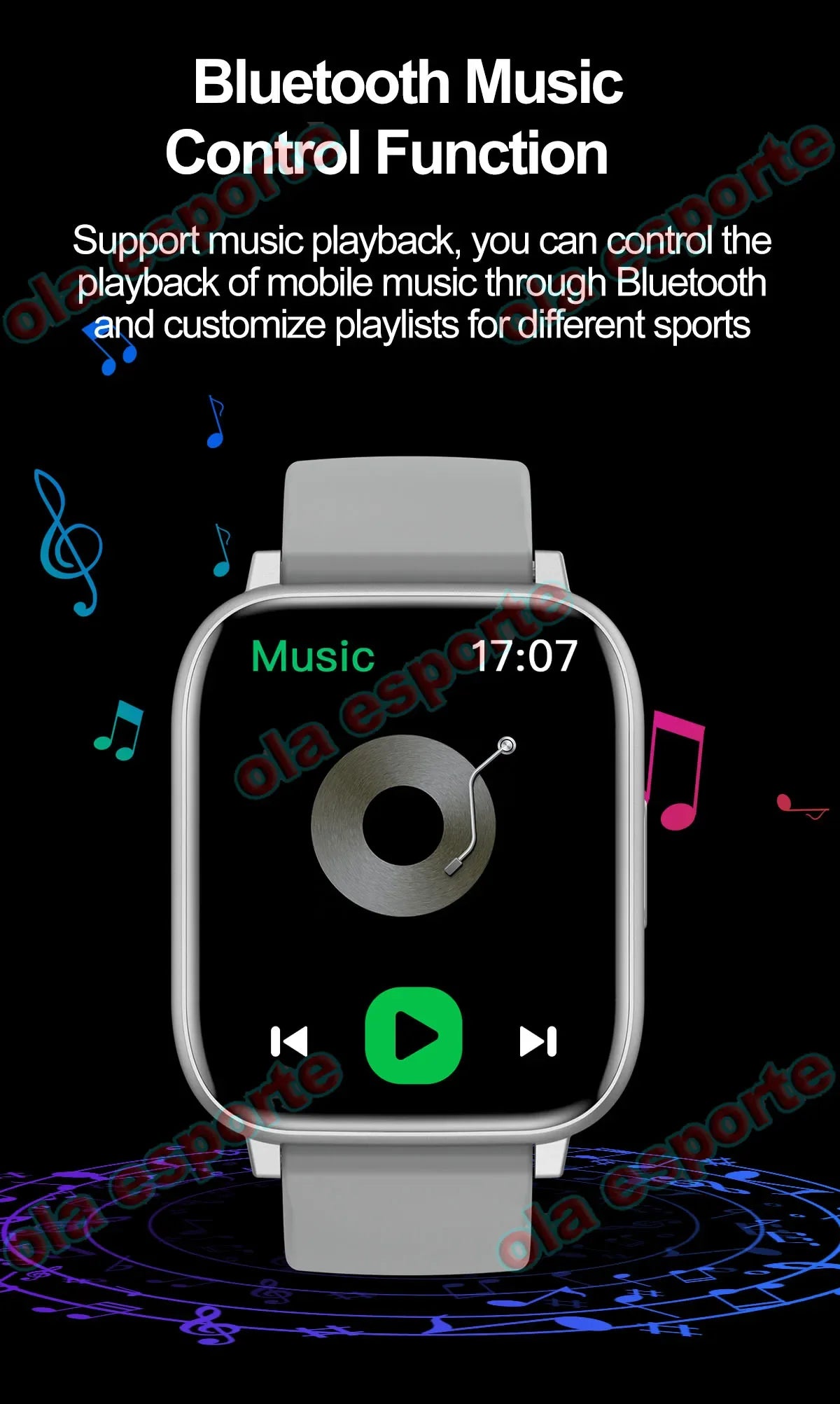 Smart Watch 2024 Bluetooth Call Sleep Heart Rate Health Monitoring GPS Watches for Men Women Sport Fitness Waterproof Smartwatch