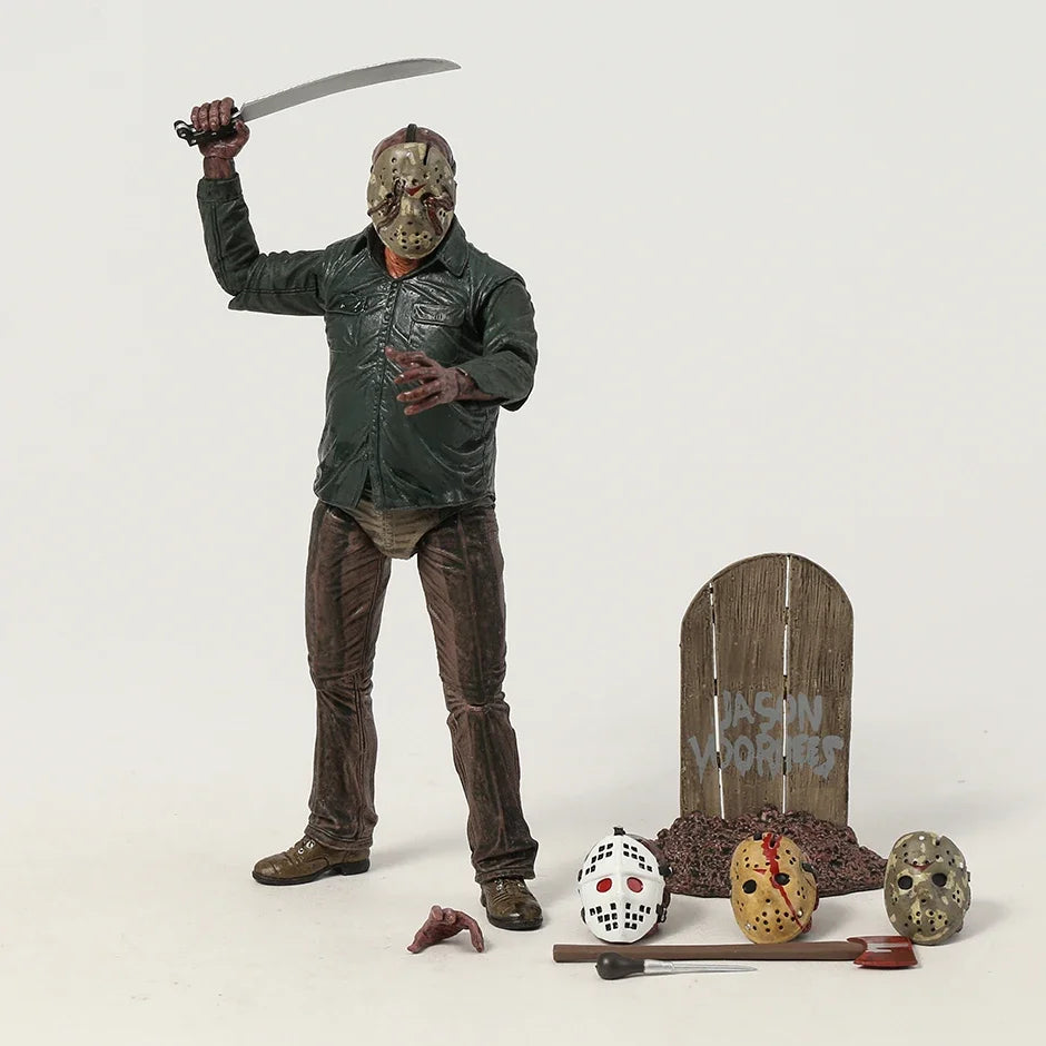 NECA Horror Movie Character Jason Action Figure Collectible Model Toy Gift Doll Figurine