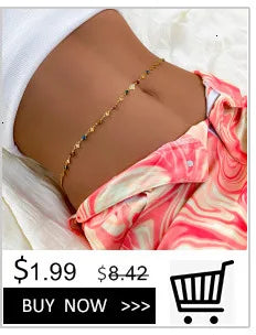 IngeSight.Z Sexy Multilayer Tassel Imitation Pearl Clip Bead Leg Chain Women Simple Adjustable Elastic Thigh Chain Body Jewelry
