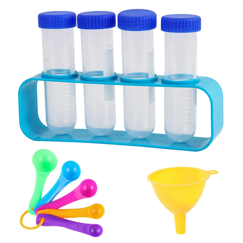Children Learning Resources Junior Science Giant Test Tube Set Early learning Education Fine Motor Skills Toys Role-playing Toy