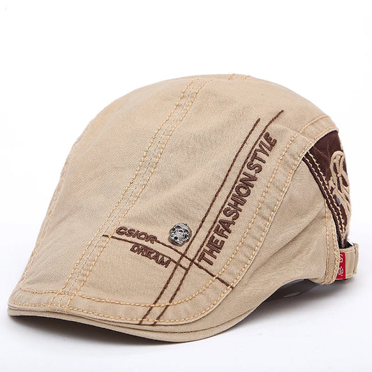 2024 New Summer outdoor Sports Cotton Berets Caps For Men  Women Casual Peaked Caps letter embroidery Berets Hats Casquette Cap