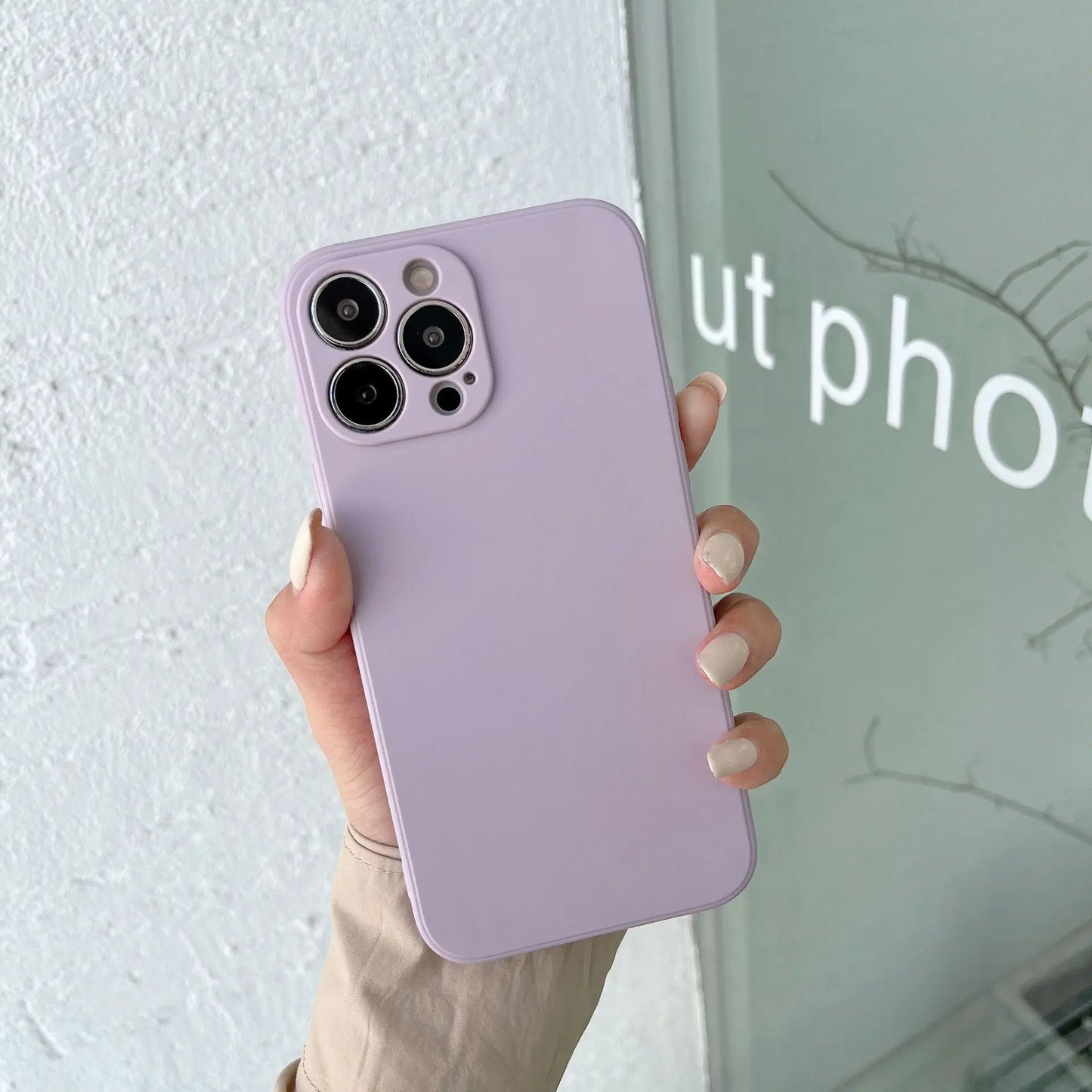 Original Square Liquid Silicone Phone Case For iPhone 16 15 14 13 11 12 Pro Max Mini X XS 7 8 Plus SE 2020 Shockproof Back Cover