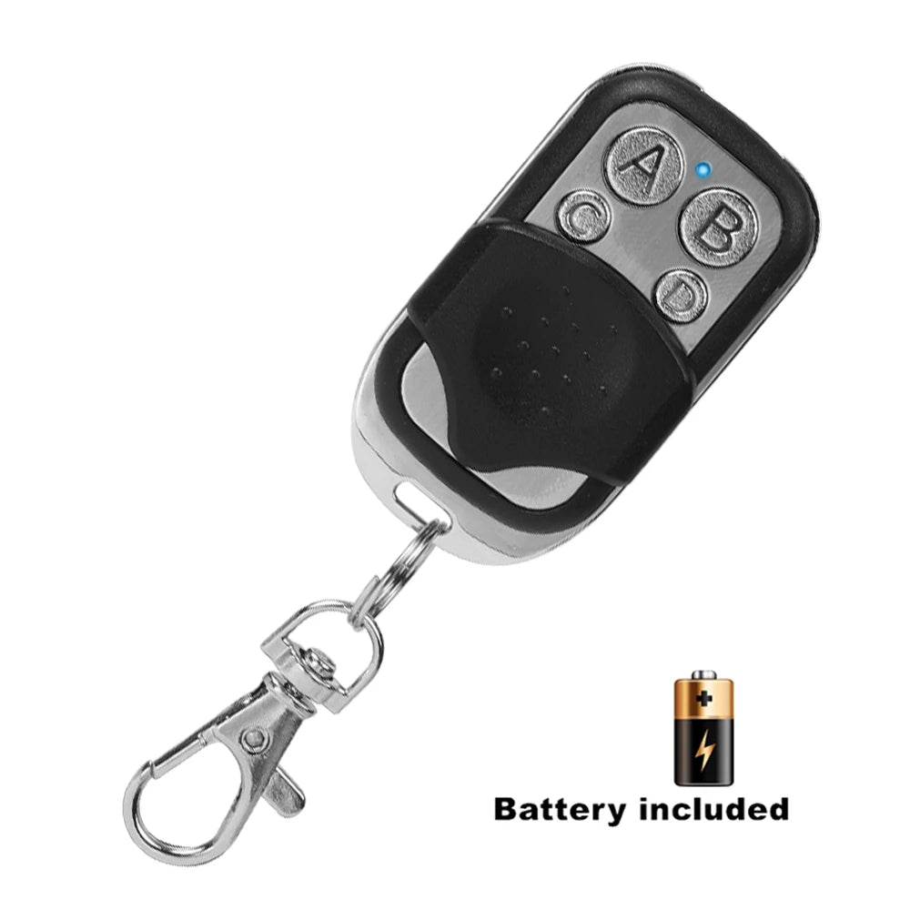 433MHz Copy Remote Control 4 Buttons Electronic Gate Control Universal Garage Door Remote Car Key Duplicator Smart Home