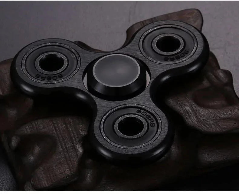 Fidget Finger Spinner Alloy Metal Hand Spinners Stress Relief Decompression Toys For Kids Adults Funny Gifts