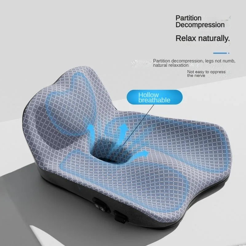 Coccyx Memory Foam Chair Orthopedic Pillow Office Seat Pad Hemorrhoid Treat Car Seat Big Cushion Relief Pain Tailbone Pillow