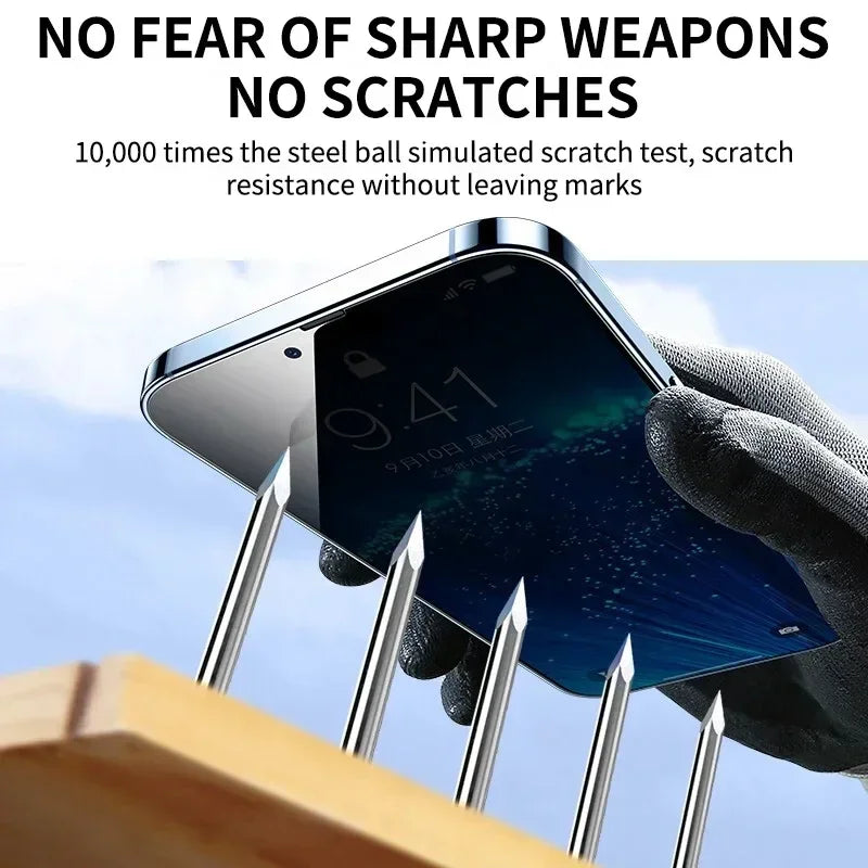 4Pcs Full Cover Privacy Screen Protector For iPhone 11 12 13 14 15 16 Pro Max Anti-spy Glass For iPhone 14 15 16 Plus Glass