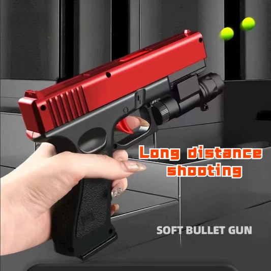 Csnoobs Manual Loading Toy Guns Safety Soft Bullet Gun CS Outdoor Weapon Shooting Games Birthday Gift  for Kids Adult