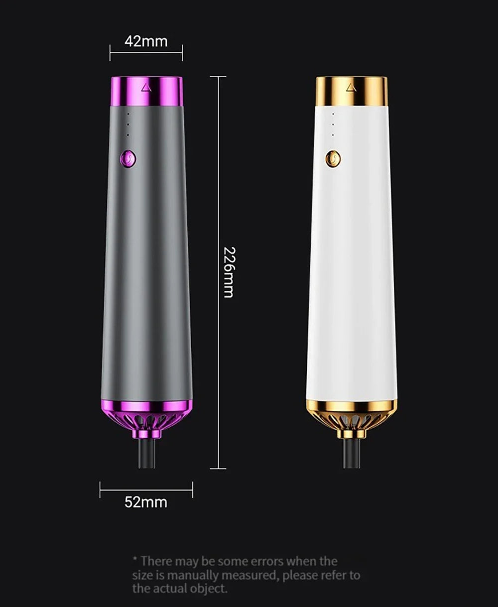 Multifunction Hair Dryer 5 in 1 Hot Air Comb Automatic Curling Rod Straight Hair Comb Hair Dryer Salon Style Tool Fast Dry