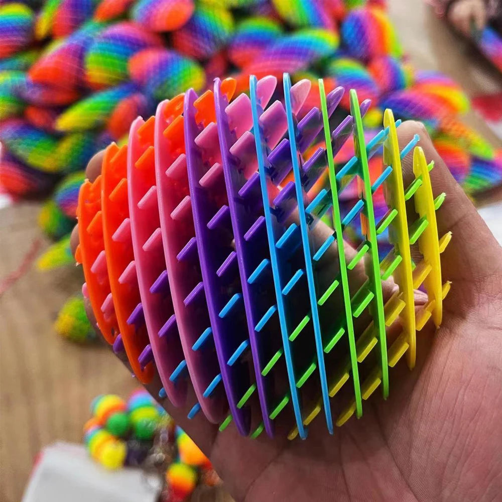 Fidget Worm Toy 3D Printed DIY Stretchable Elastic Mesh Unique Puzzle Release Decompression Deformation Adult Stress Relief Toys