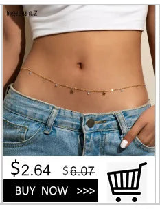 IngeSight.Z Sexy Multilayer Tassel Imitation Pearl Clip Bead Leg Chain Women Simple Adjustable Elastic Thigh Chain Body Jewelry