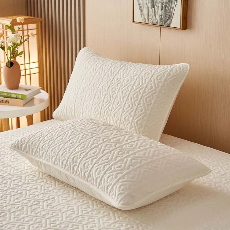 Pure Cotton Soft Quilted Mattress Cover Anti-bacterial King Size Customized Bed Pad Protector Cover Not Included Pillowcase