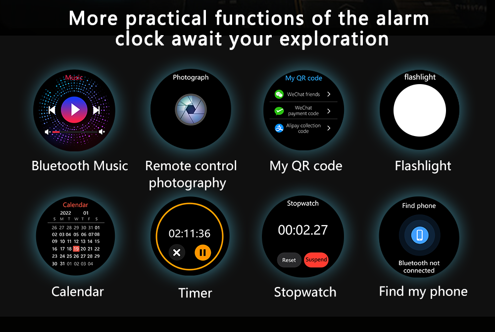 Aolon GT5pro Smart Watch Men 1.6 inch Full Screen HD Bluetooth Call 100+Sport Fitness Tracker Waterproof Smartwatch With compass